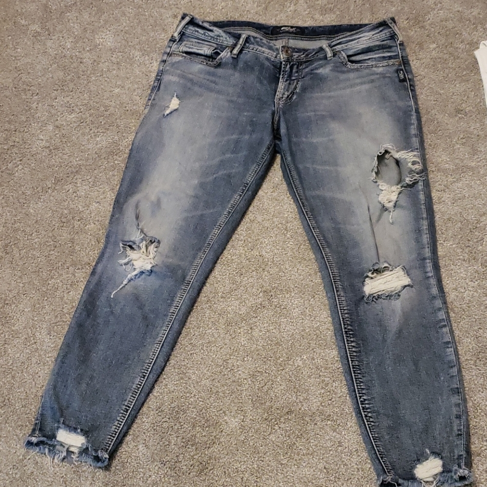 Silver Jeans Suki crop 31